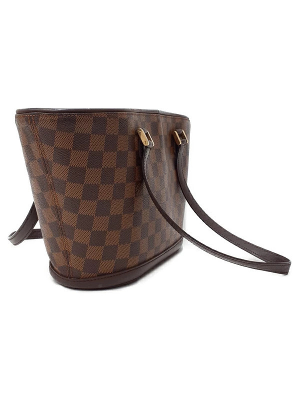 Louis Vuitton Damier Manosque Handbag Brown